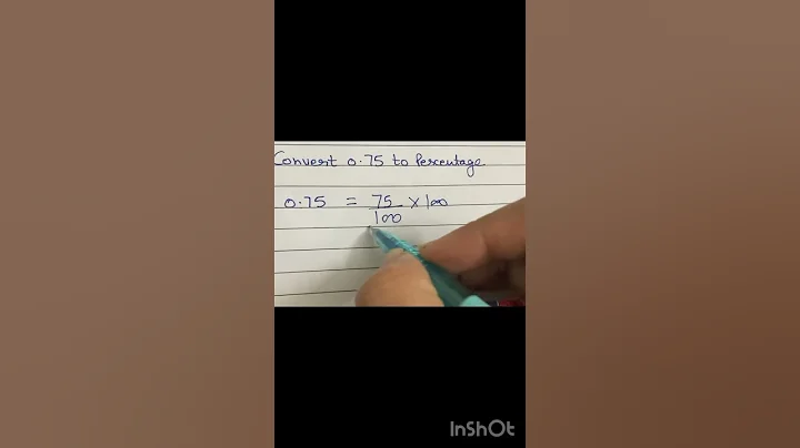 Convert decimal to percentage