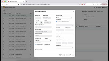 EP0603 How to Receive Materials Against PO in ERP - P2P Cycle