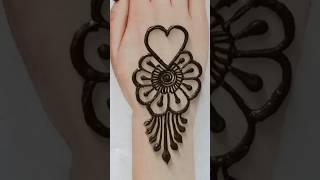 letter R,G heart shape mehndi design | mehandi design | heart shape#mehndidesign#back#hand#beautiful