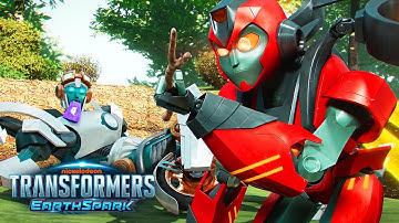 Transformers: EarthSpark | NEW SERIES | Get the Flag! | Animation | Transformers Official