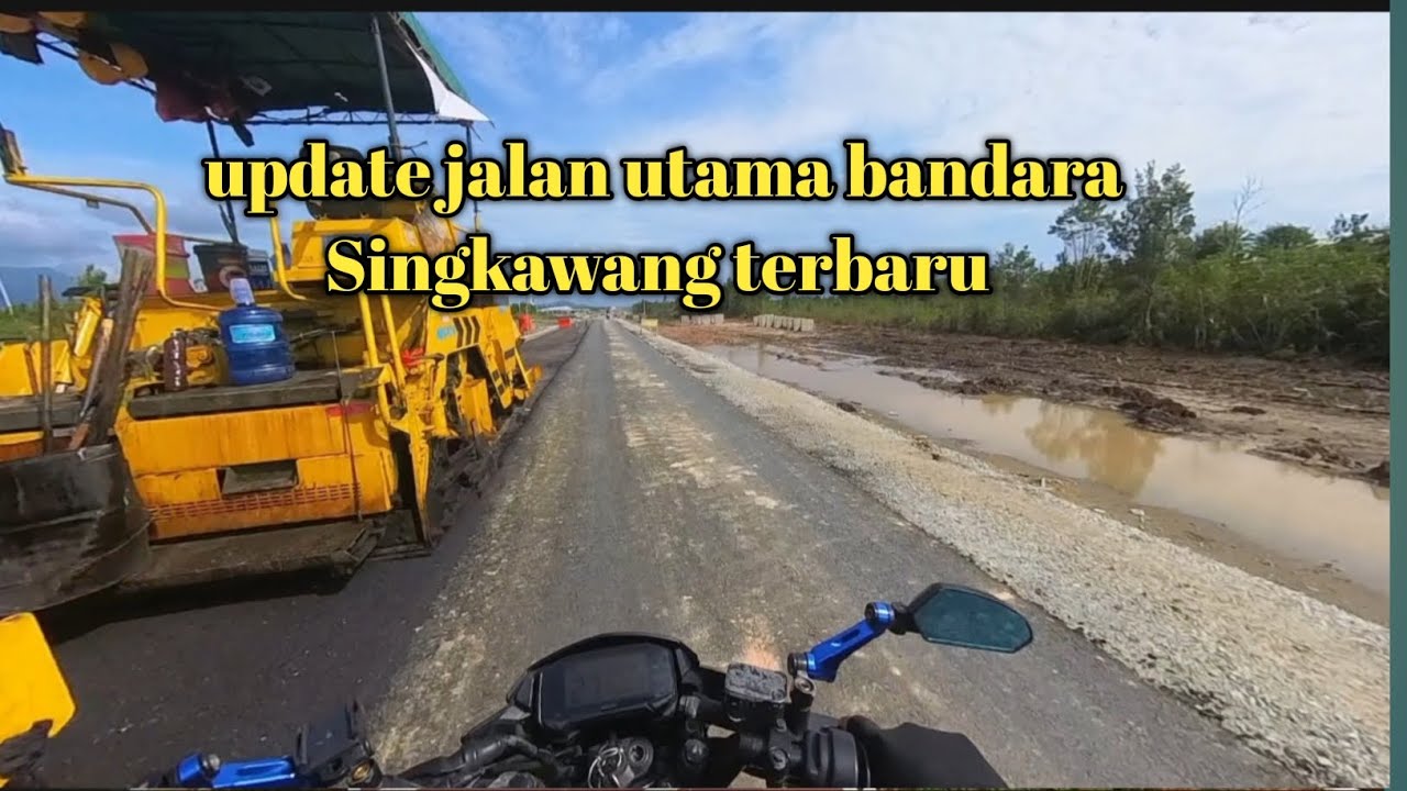 Update jalan utama bandara Singkawang dan pelebaran parkiran pesawat terbang akan di mulai 2026