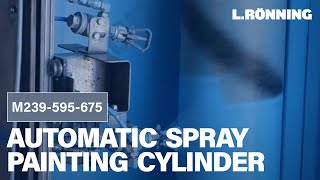 Automatic Spray Painting for Gas Cylinders - Fast and Professional Result