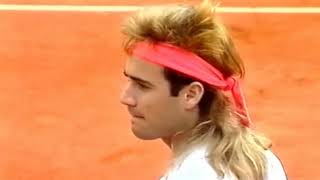 1990  ROLAND GARROS  4TH ROUND  AGASSI COURIER 1 o o 2