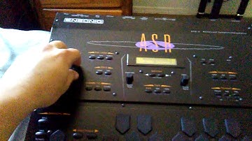 Ensoniq asr x first sampled snippet live beat making