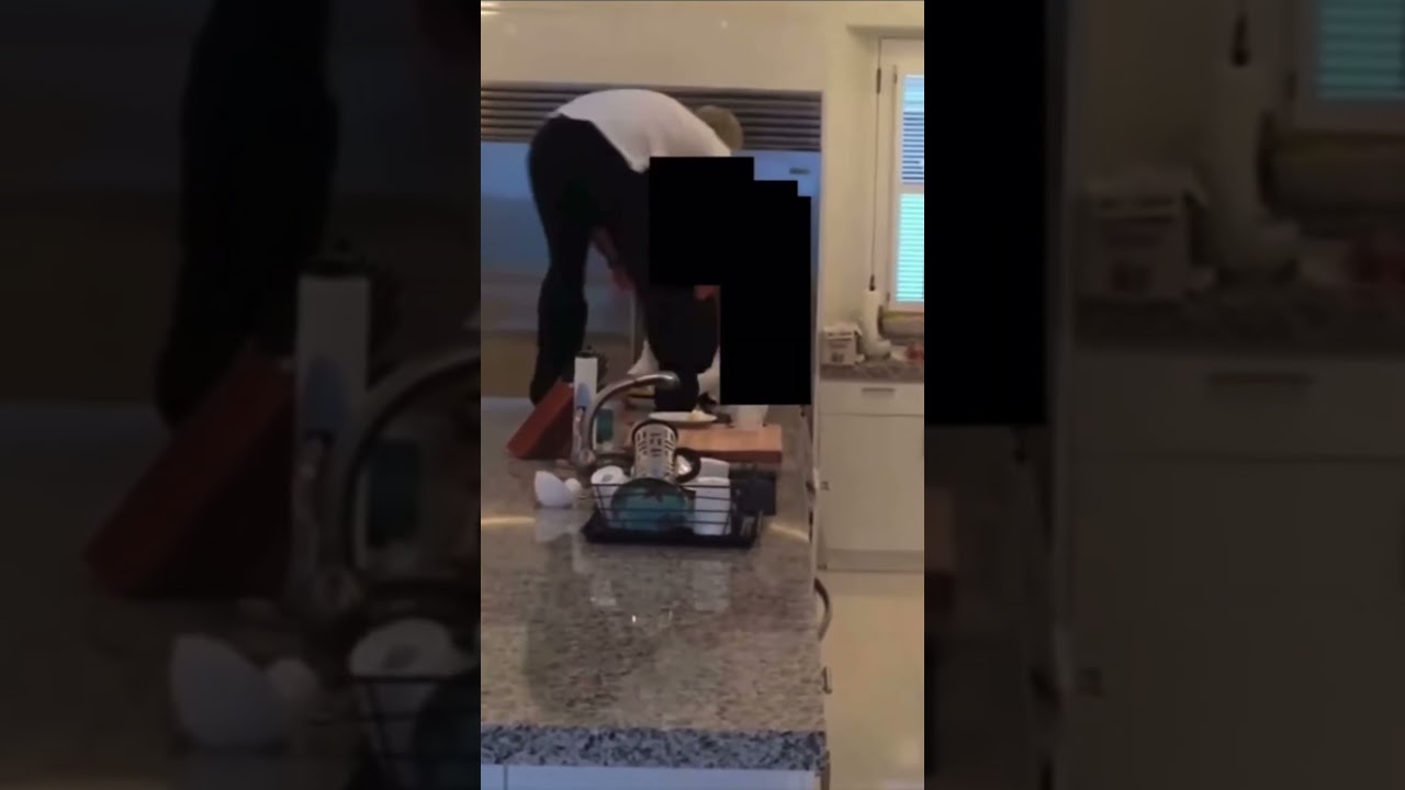 Bizarre Epstein Kitchen Footage Shows Him Playing Chase With Unknown Girls 