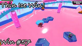 Fall Guys - Thin Ice Win! - Win #57 (Short Clip)