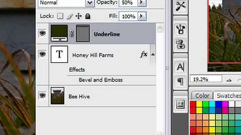 Unlink Layers in Photoshop CS3