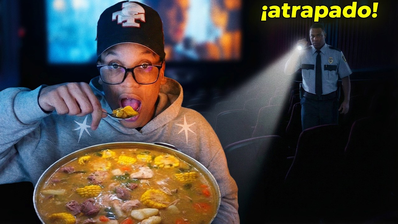 HICIMOS UN SANCOCHO Y LO INFILTRAMOS AL CINE 😈