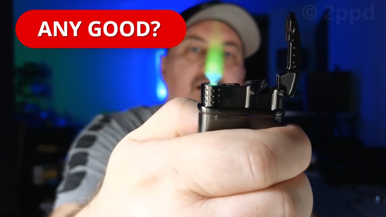 LIHTUN Refillable Torch Lighter with Green Flame (Review)