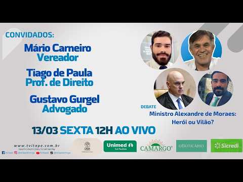 12° Telescópio - 13/03/2026 - Ministro Alexandre de Moraes: Herói ou Vilão?