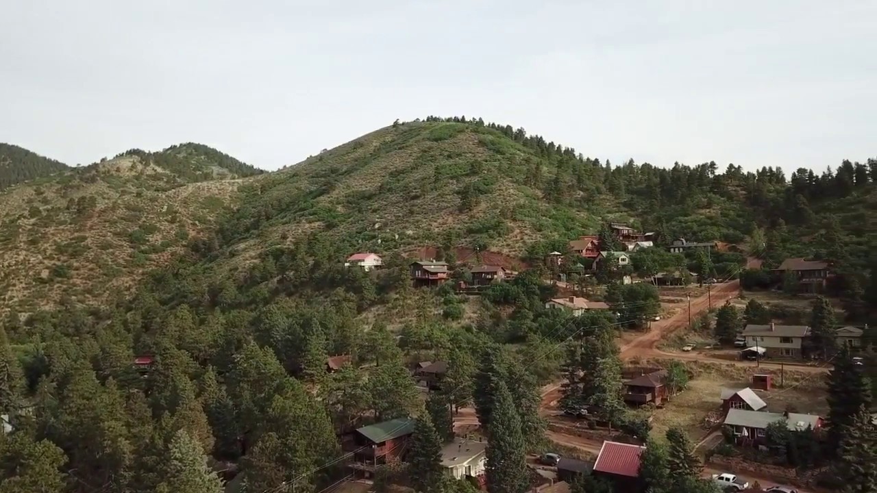 Green Mountain Falls In Colorado Springs Drone view YouTube