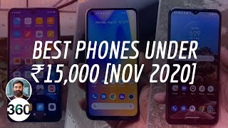 Best Phones Under Rs. 15,000 in India (November 2020)