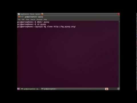 How to Install pysoy from Mercurial
