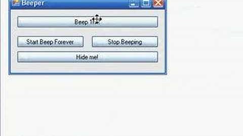 Visual Basic Beeper *TuT*