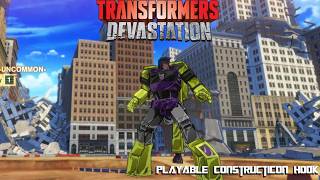 PLAYABLE CONSTRUCTICON HOOK  | TRANSFORMERS DEVASTATION MOD