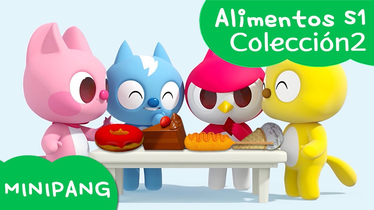 Aprende palabras con MINIPANG | Alimentos S1 Colección2🍳| MINIPANG TV 3D Play