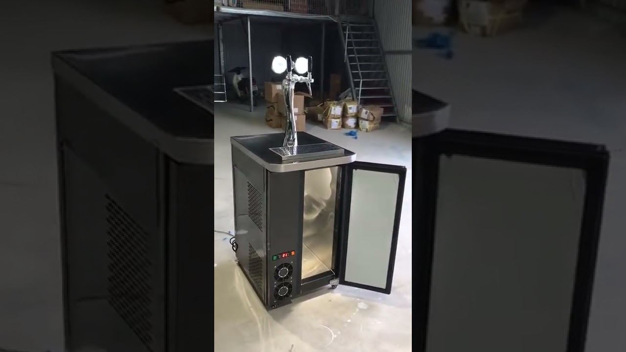 Tủ bảo quản bia tươi ( 2 keg 20 lít US) _ 0936538989 - youtube