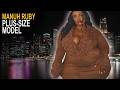 MANUH RUBY: Brazilian Plus-size bikini model | Instagram star and fashion influencer | Biography