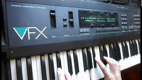 Ensoniq VFX Synthesizer Dark Soundscapes & Raw Waveforms