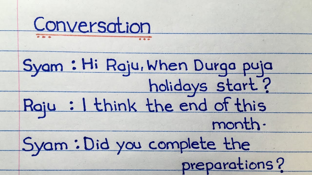 How Friends talk in class | Durga puja Conversation @Writingclaz  #englishwriting #english