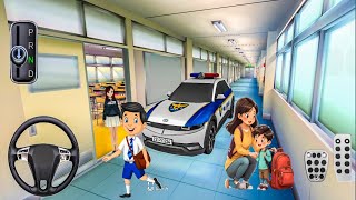 New Hyundai Ev police officer Car for parking. School building–3d driving class new update 2026#car  screenshot 2