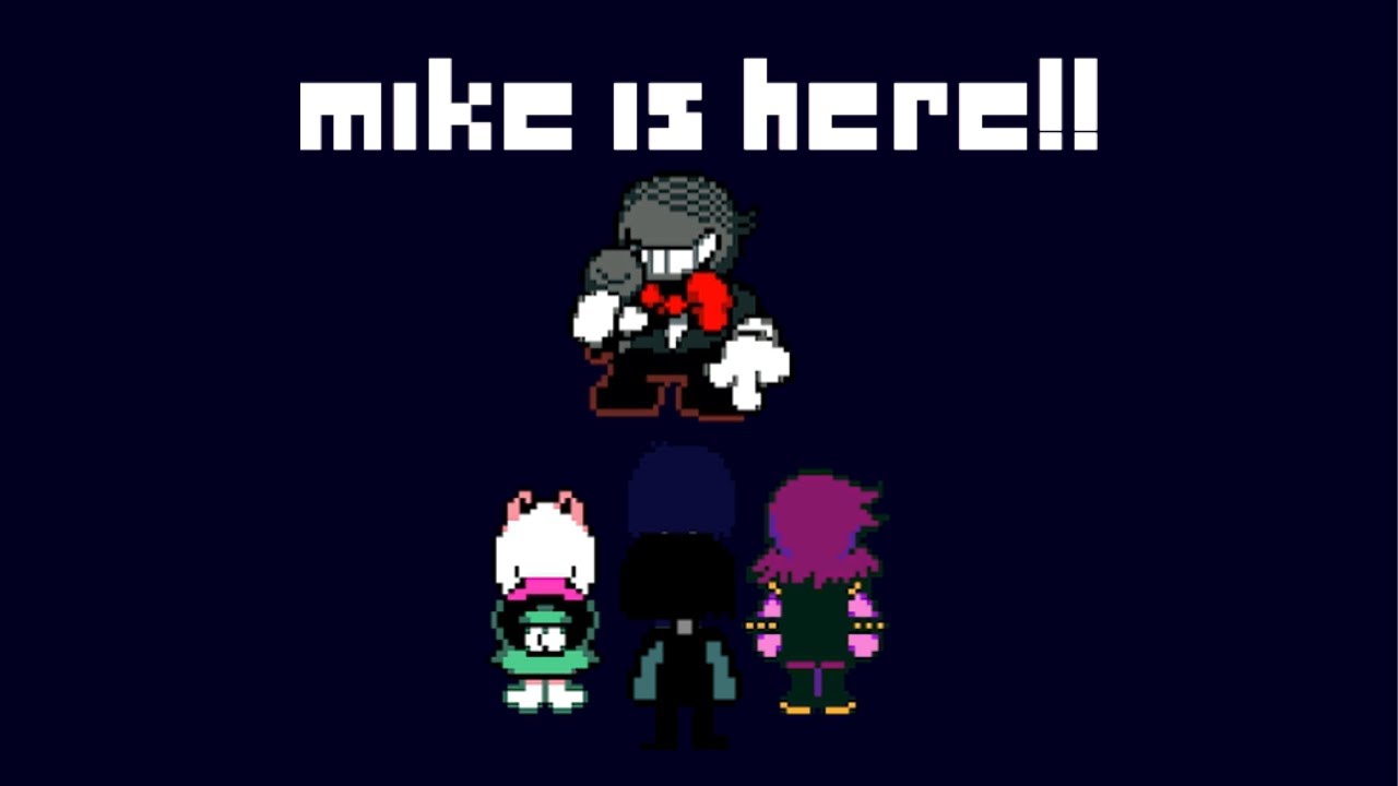 MIKE BOSS BATTLE Awaits The Fun Gang in Chapter 4 of Deltarune! - YouTube