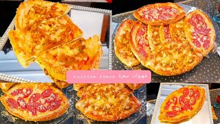 الذ فطائر تركية على شكل بيتزا بعجينة قطنية وبحشوتين مختلفة recette des pide Pizza turque très facile