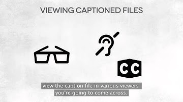 64 Viewing Caption Files Introduction - Open & Closed Captioning Effectivity on a Budget