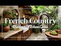 Vintage Outdoor Kitchen Ideas in French Country Style 🍇 | Rustic Chic for Tiny Courtyards