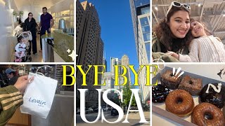 WHY is Dua crying???? || ending USA with CHICAGO || Travel day & prayers  || Anam Mirza vlogs