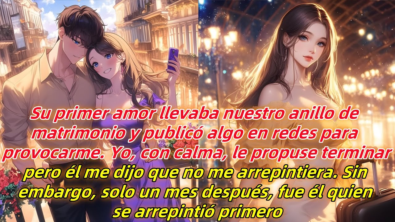 Su primer amor llevaba nuestro anillo de matrimonio y publicó en redes para provocarme. Pero yo…