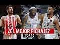 🏀🔝 10 MEJORES FICHAJES de la EUROLIGA: ¿ACIERTOS en REAL MADRID BALONCESTO y ASVEL? ¿SORPRESAS?