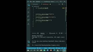 #shorts #Programming #coading #python solving bridge problem write a python function for it