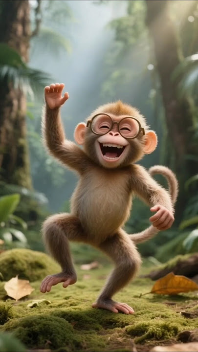 'Awas Ngakak! Monyet Goyang Lucu Parah!'#animasi ,#monyetlucu