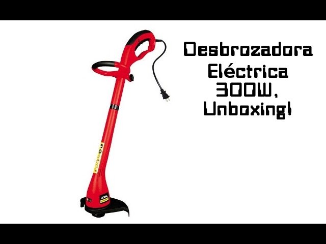 Desbrozadora (cortadora De Césped) Eléctrica De 300w, Unboxing - YouTube