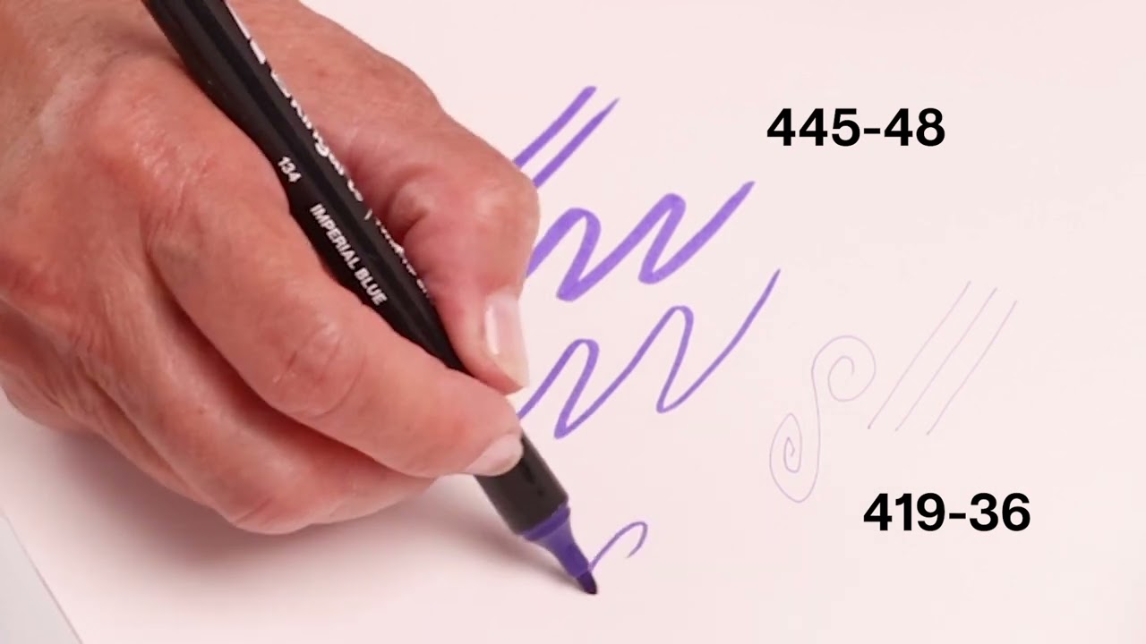 KINGART Fine Liner Pens (SKU 419-36) vs Twin Tip Markers (SKU 445-48)