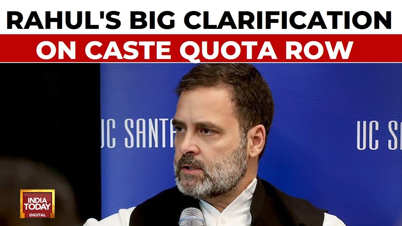 Rahul Gandhi Claims To Be 'Misquoted' On Quota, Promises To Increase Reservation Quotas Beyond 50%