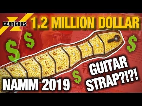 A $1.2 MILLION Guitar Strap!?!?! | GEAR GODS