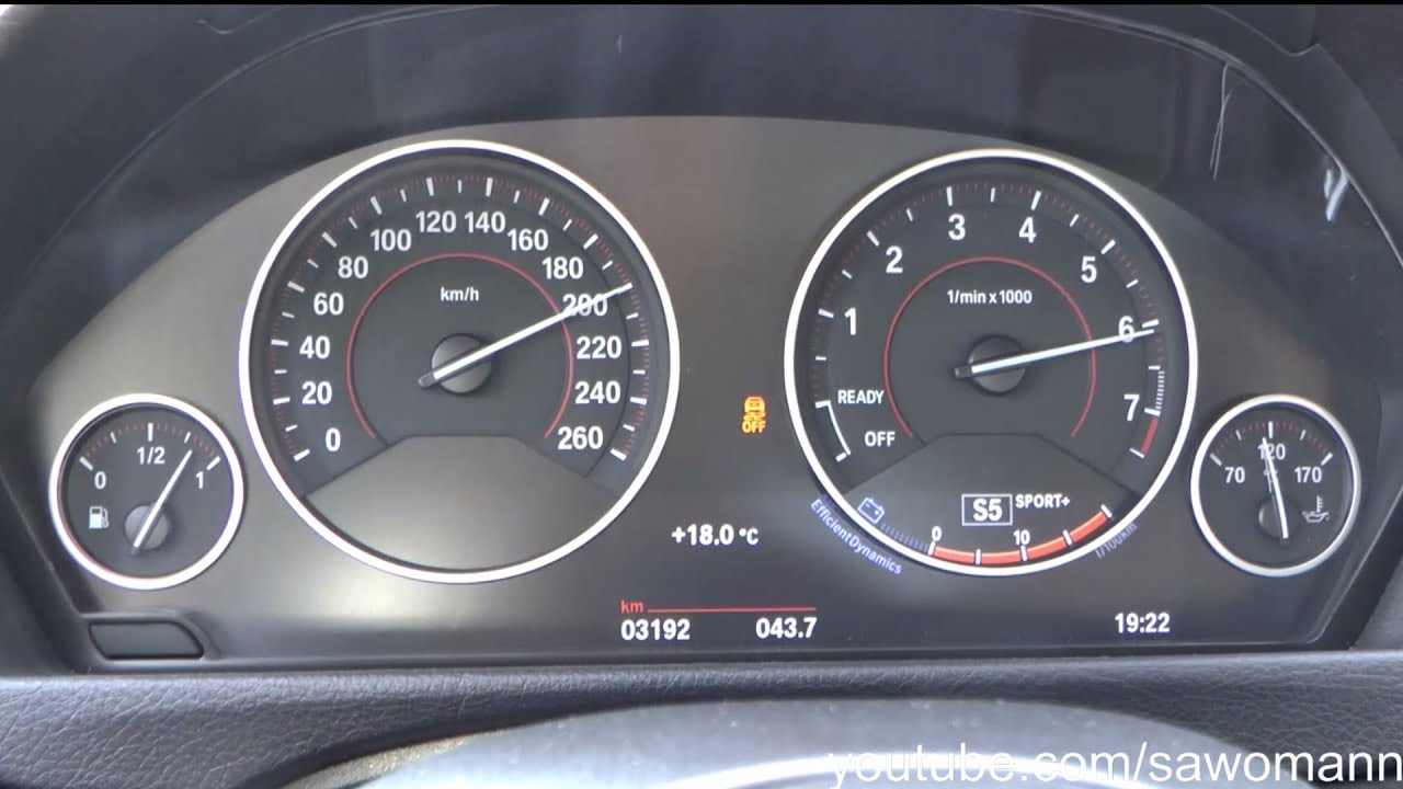 2016 Bmw 330i F30 252 Hp 0 200 Kmh Acceleration Youtube