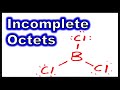 Understanding Incomplete Octets and Lewis Structures