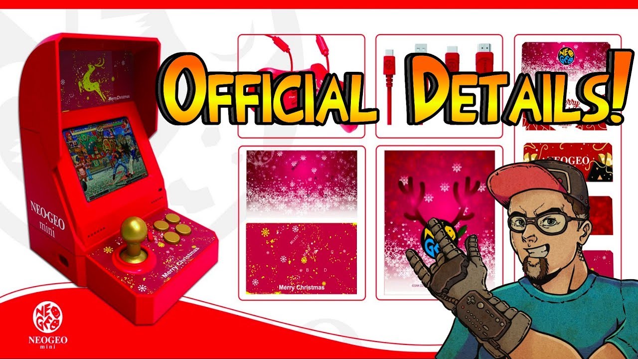 Christmas Neo Geo Mini Limited Edition Official Details! - YouTube