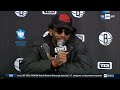 Kyrie Irving Postgame Interview | Brooklyn Nets dominate Houston Rockets 118-105