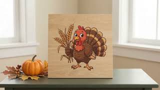 Thanksgiving SVG Bundle | 6 Cute Turkey Designs for Cricut