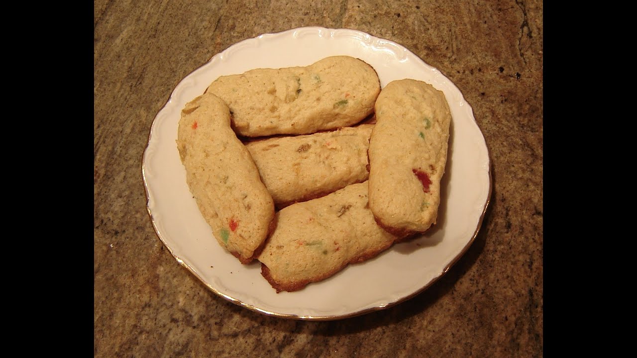 Candied Fruit Cookies by DIANE LOVE TO BAKE YouTube