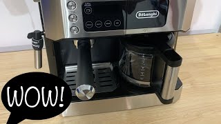 De'Longhi AllInOne Combination Coffee and Espresso Machine COM532M Unboxing Review