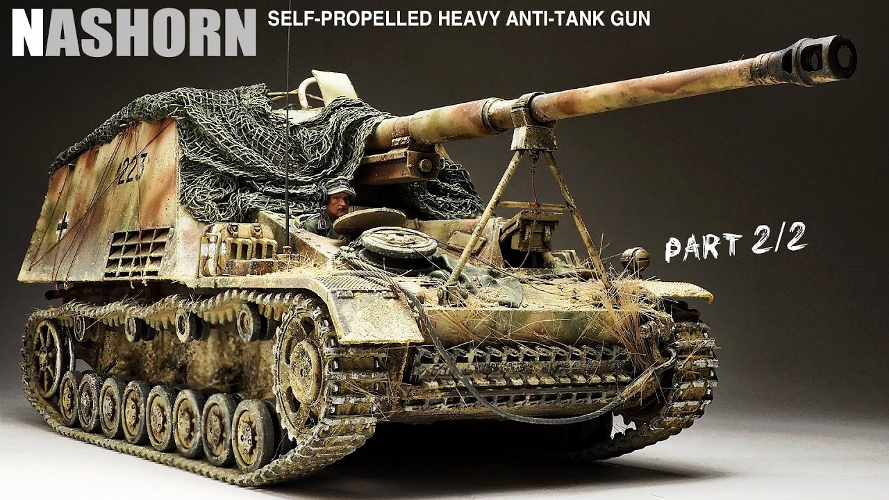 Nashorn on the Italian front - Part 2 - 1/35 TAMIYA - Tank Model - [ Painting - weathering ]