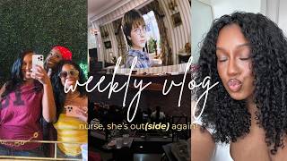 Full weekly vlog: nurse, she's out(side) again! | Natasha S. News