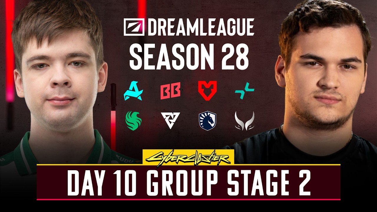 [LIVE] ⚔️Falcons vs Tundra  ⚔️Aurora vs MOUZ - 🏆DreamLeague SS28 GS2 - Day 10