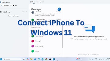 Use Phone Link App to Connect iPhone with Laptop/PC | New Method 2024
