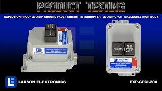 Explosion Proof 20-Amp Ground Fault Circuit Interrupter - 20-Amp GFCI - Malleable Iron Body